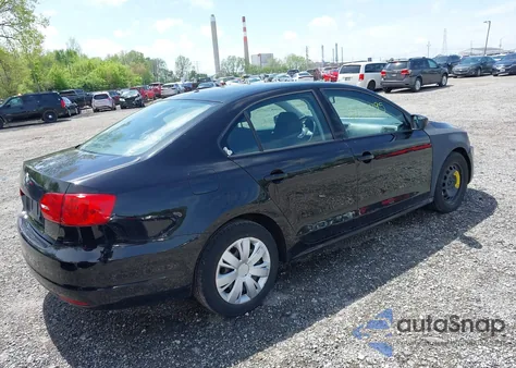 2011 Volkswagen Jetta 2.0L S из США, поврежденный, VIN 3VW2K7AJ0BM052633